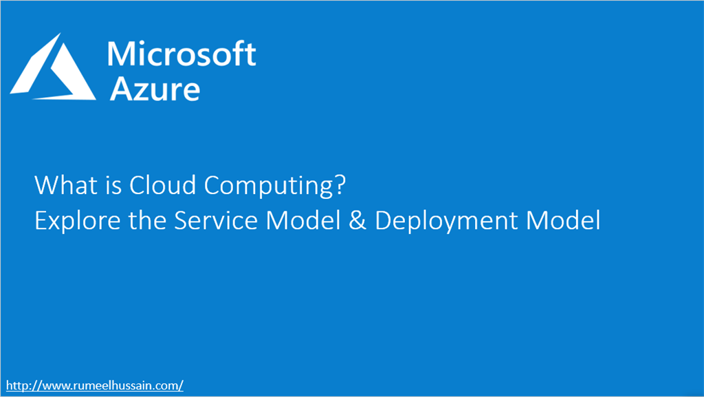 What is Cloud Computing